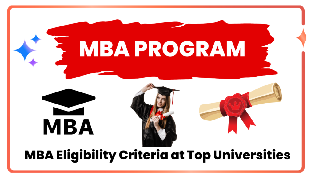 Latest Online MBA Eligibility Criteria at Top Universities of India